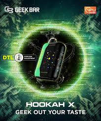 GEEK BAR HOOKAH X 25k PUFFS 0.6%NIC DISPOSABLE (5pc)