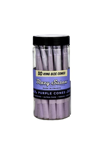 BLAZY SUSAN PURPLE KING SIZE CONES 50pk (1pc)