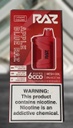 RAZ 6000 PUFF RECHARGEABLE DISPOSABLE (10pcs)