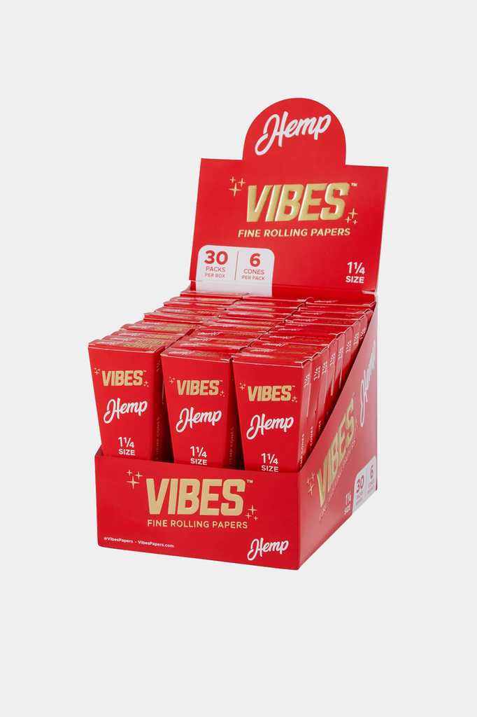 Vibes Fine Rolling Papers 1 & 1/4 Cones