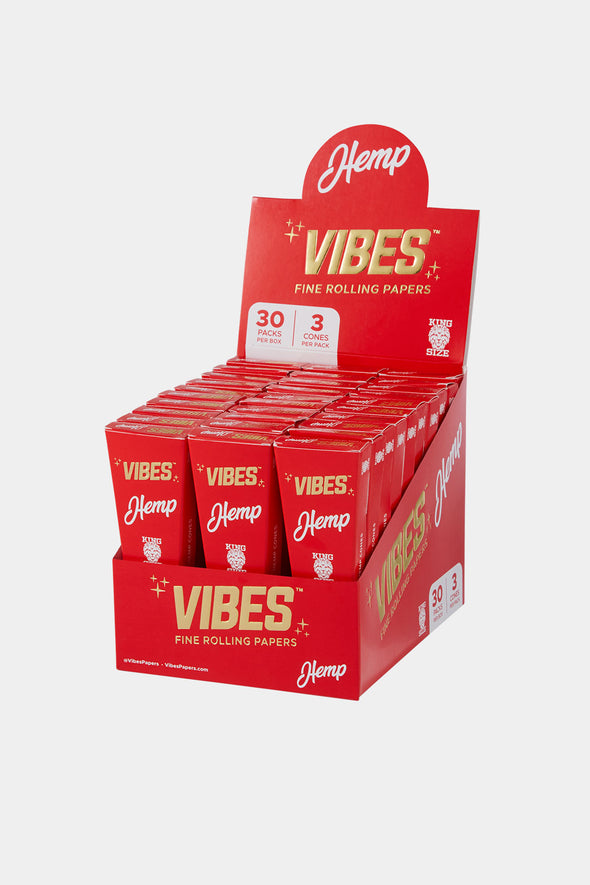Vibes Fine Rolling Papers King Size Cones