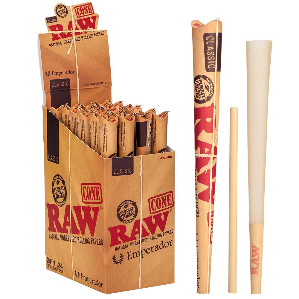 RAW CLASSIC EMPERADOR CONE 1pk (24pcs)