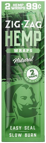 ZIG ZAG HEMP WRAPS 2/99¢ (25pcs) (NATURAL)