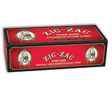 ZIG ZAG TUBES KING SIZE REGULAR 200ct- SLEEVE (5pcs)