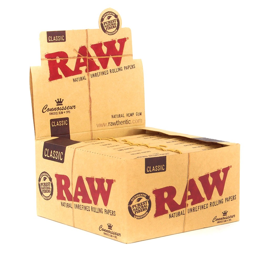 Raw Classic Connoisseur 1  1/4 + Tips (24pcs)