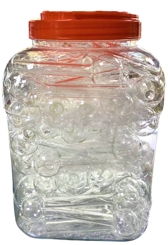 4&quot; CLEAR GLASS OIL BURNER (60pcs)