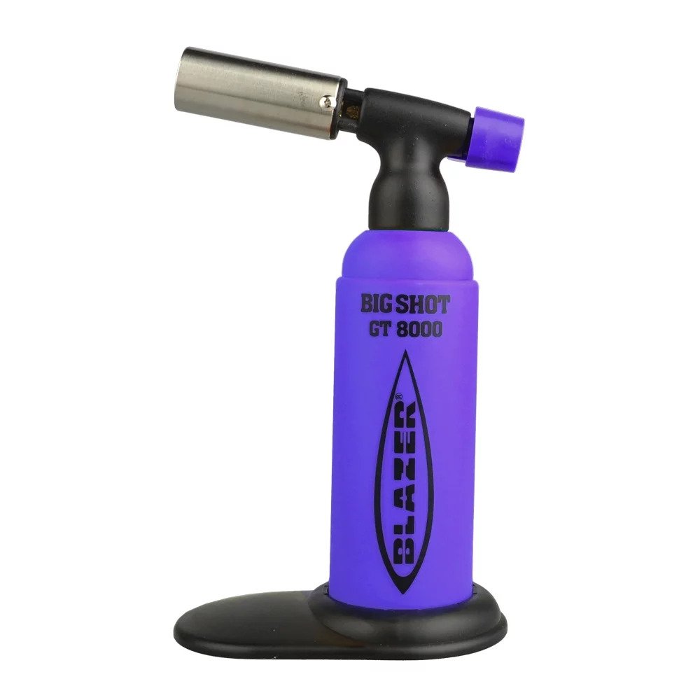 BLAZER BIG SHOT GT 8K TORCH LIGHTER (1pc) (Purple W/ Black)