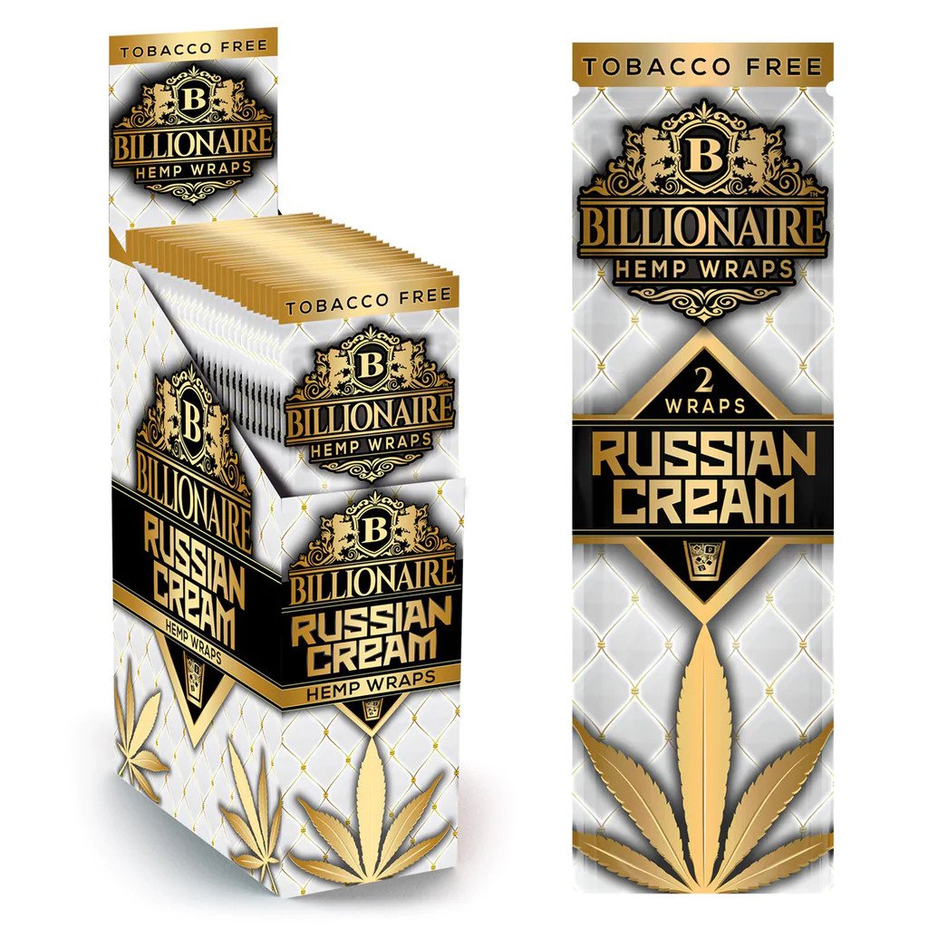 BILLIONAIRE HEMP WRAPS 2pk (25pcs)