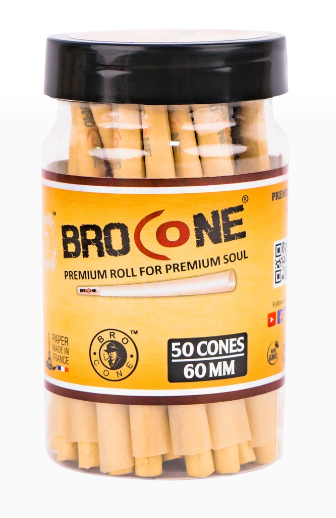 BRO CONE 60mm (50pcs) (BROWN)