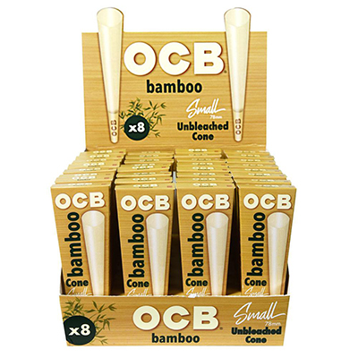 OCB BAMBOO CONES SMALL (78mm) 8pk (32pcs)