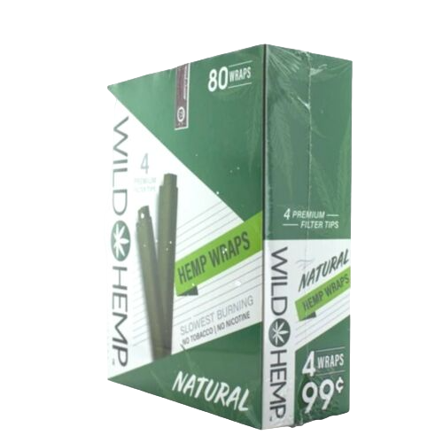 WILD HEMP 4PK WRAPS FOR $.99 (20pcs)