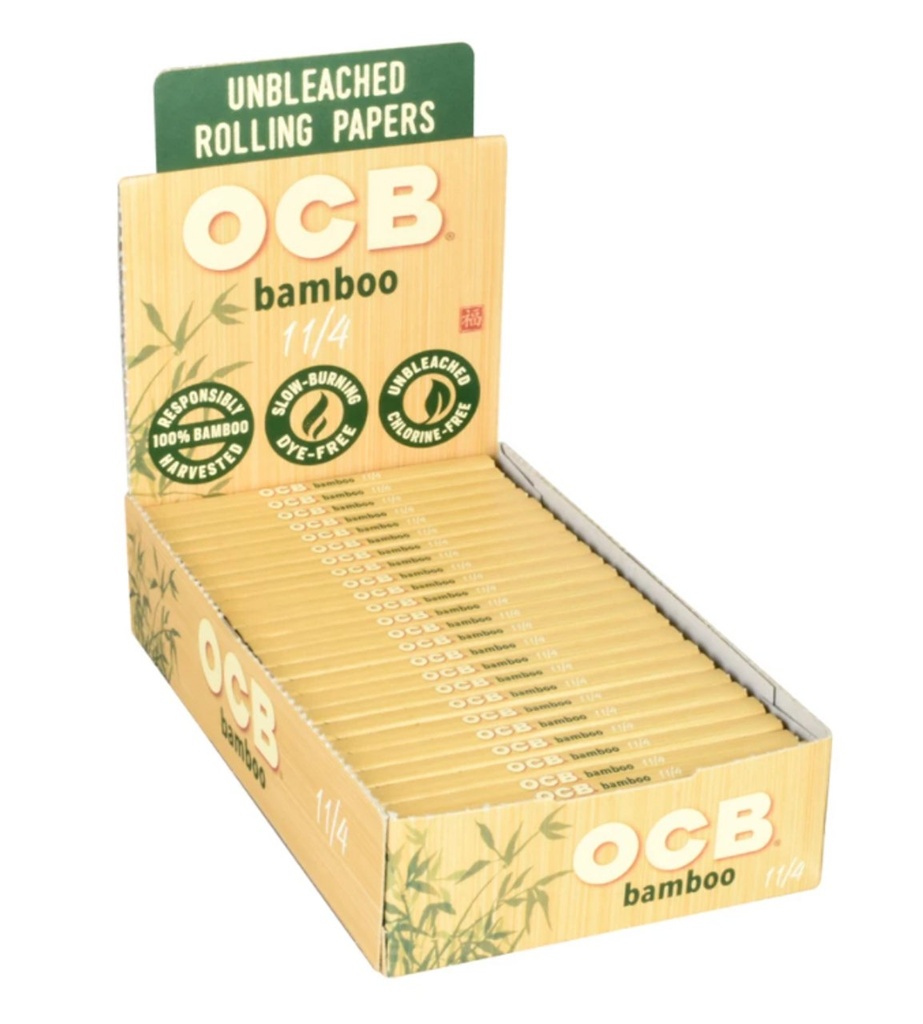 OCB BAMBOO 1 1/4 PAPERS (24pcs)