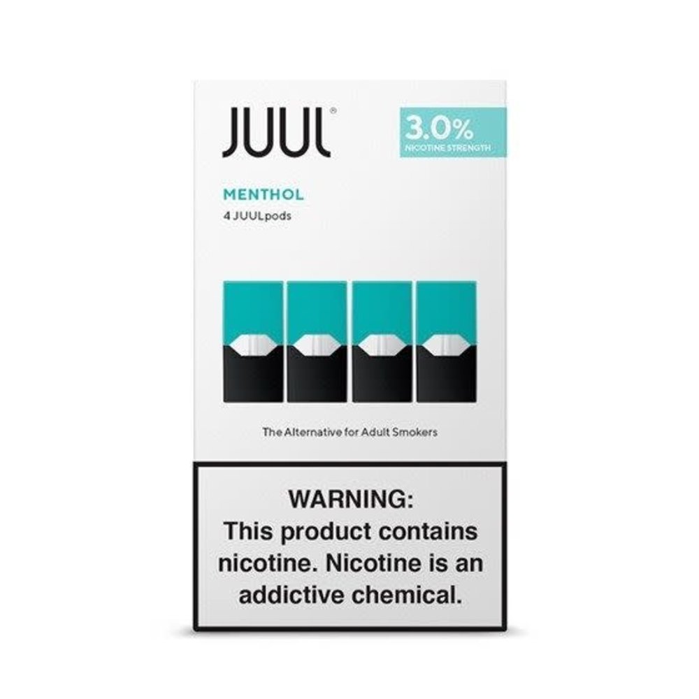 JUUL MENTHOL 3% 4PK- 8PCS