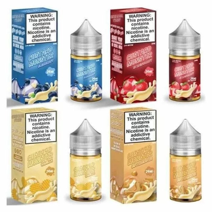 CUSTARD MONSTER SALT TFN E-LIQUID 30mL (1pc) (Blueberry, 24MG)