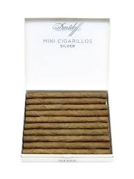 DAVIDOFF MINI CIGARILLOS 20ct (5pcs) (SILVER)