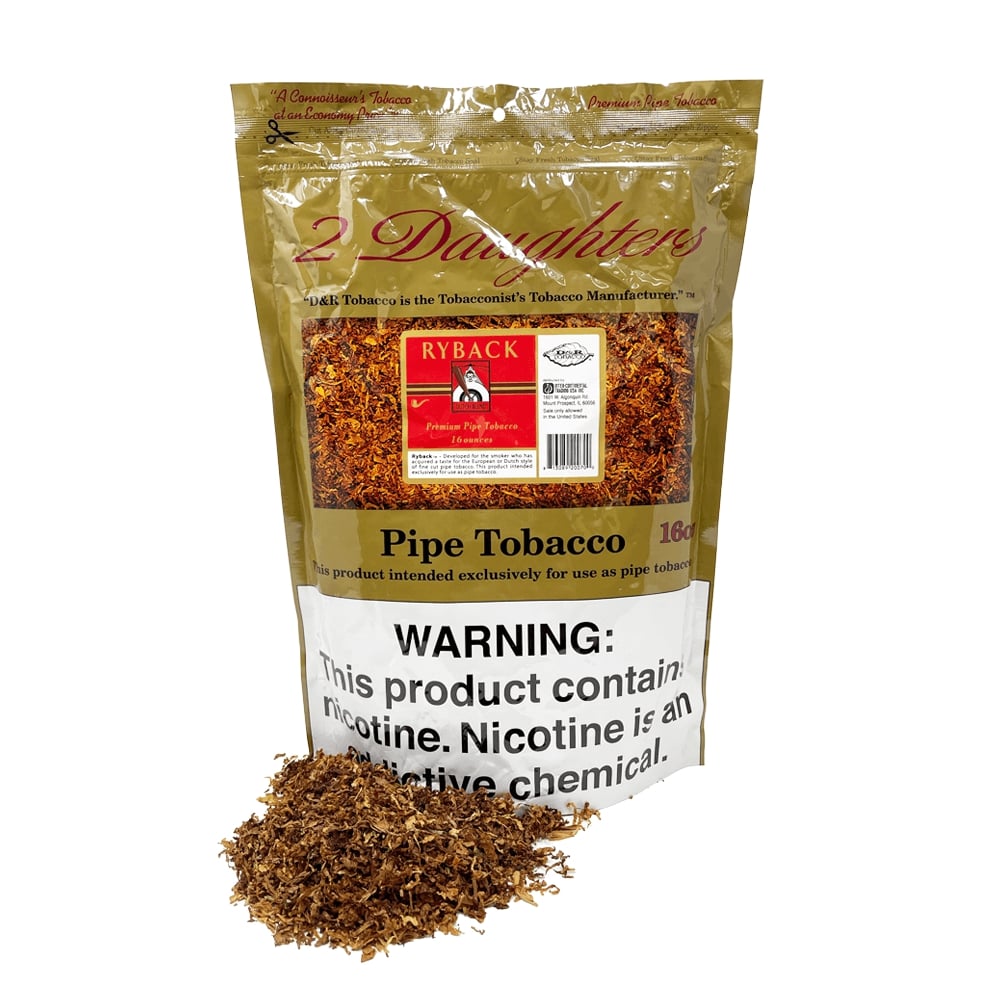 D&R PIPE TOBACCO RYBACK 16oz BAG (1pc) (MSRP: $32.99ea) (RYBACK REGULAR)
