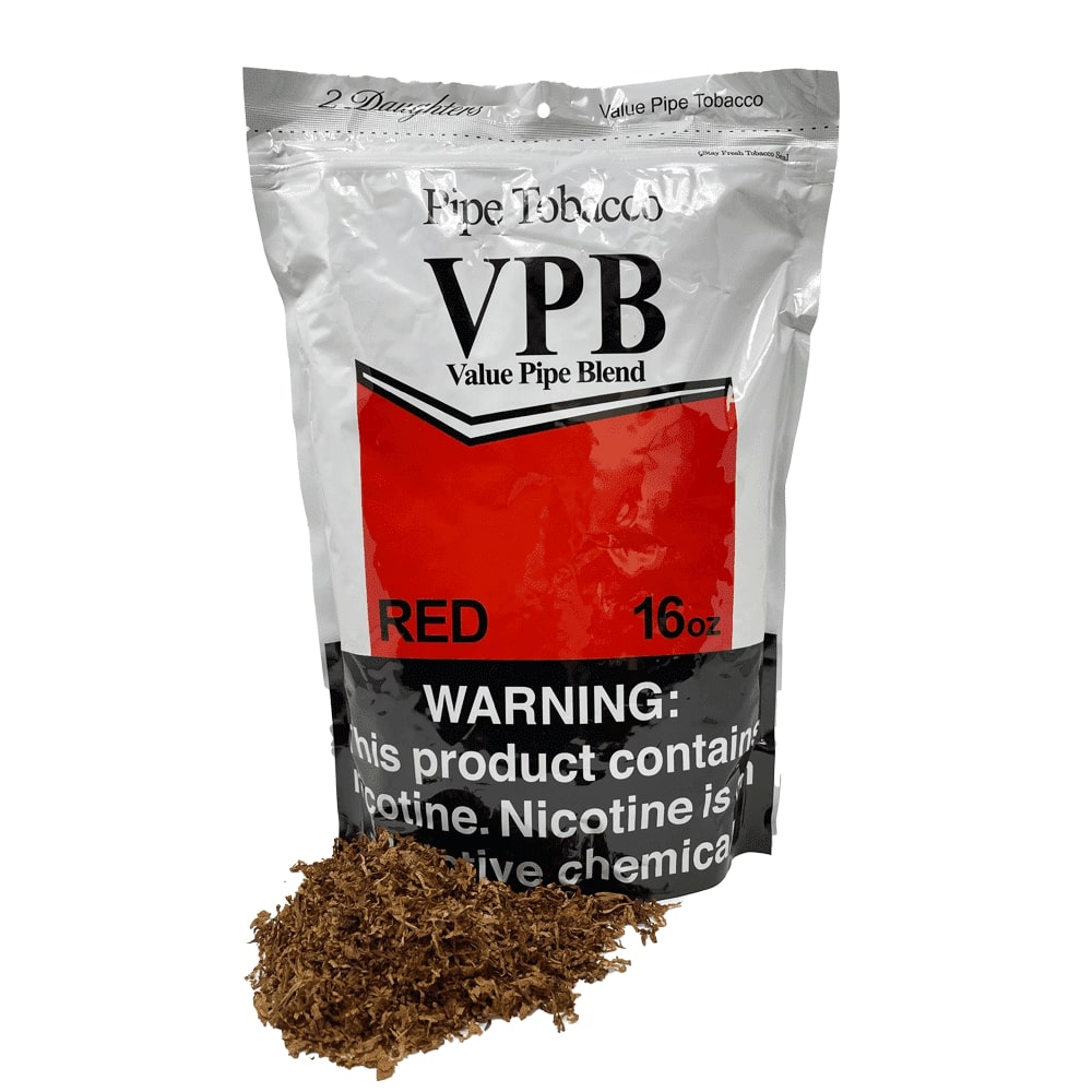 D&R VPB VALUE PIPE BLEND TOBACCO 16oz BAG (1pc) (VPB RED)