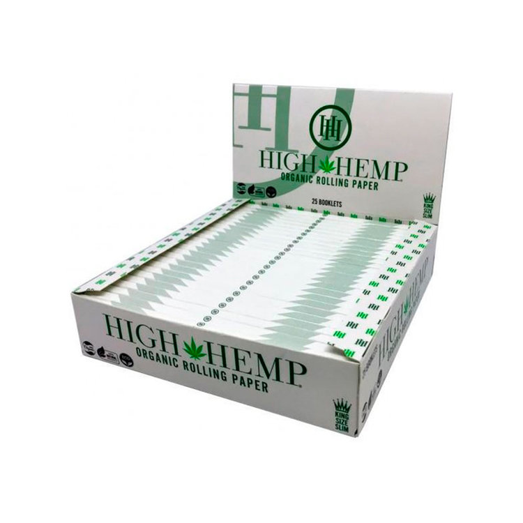 HIGH HEMP KING SIZE PAPERS - 25PCS