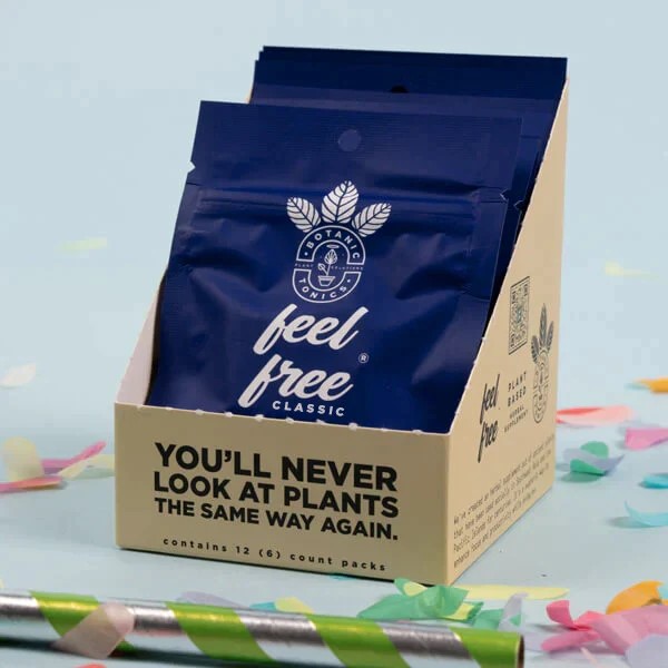FEEL FREE BOTANIC TONIC - KRATOM & KAVA CAPSULES 6ct (12pcs)