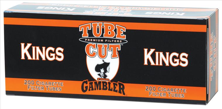 GAMBLER TUBE CUT TUBES KING SIZE 200ct- SLEEVE (5pcs) (FULL FLAVOR)