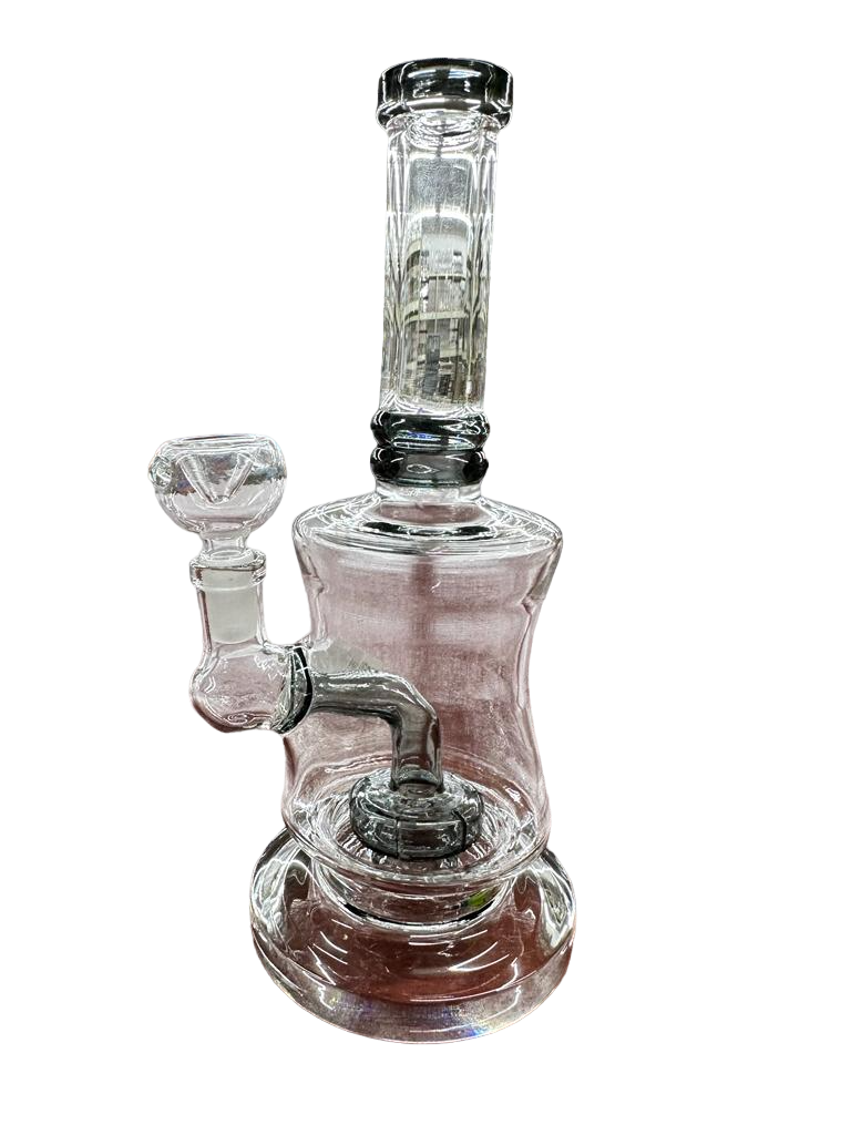 9" Fancy Bottle Design Water Pipe (1pc)
