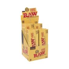 RAW CLASSIC CONES 1 1/4 20pk (12pcs) (MSRP: $7.99))