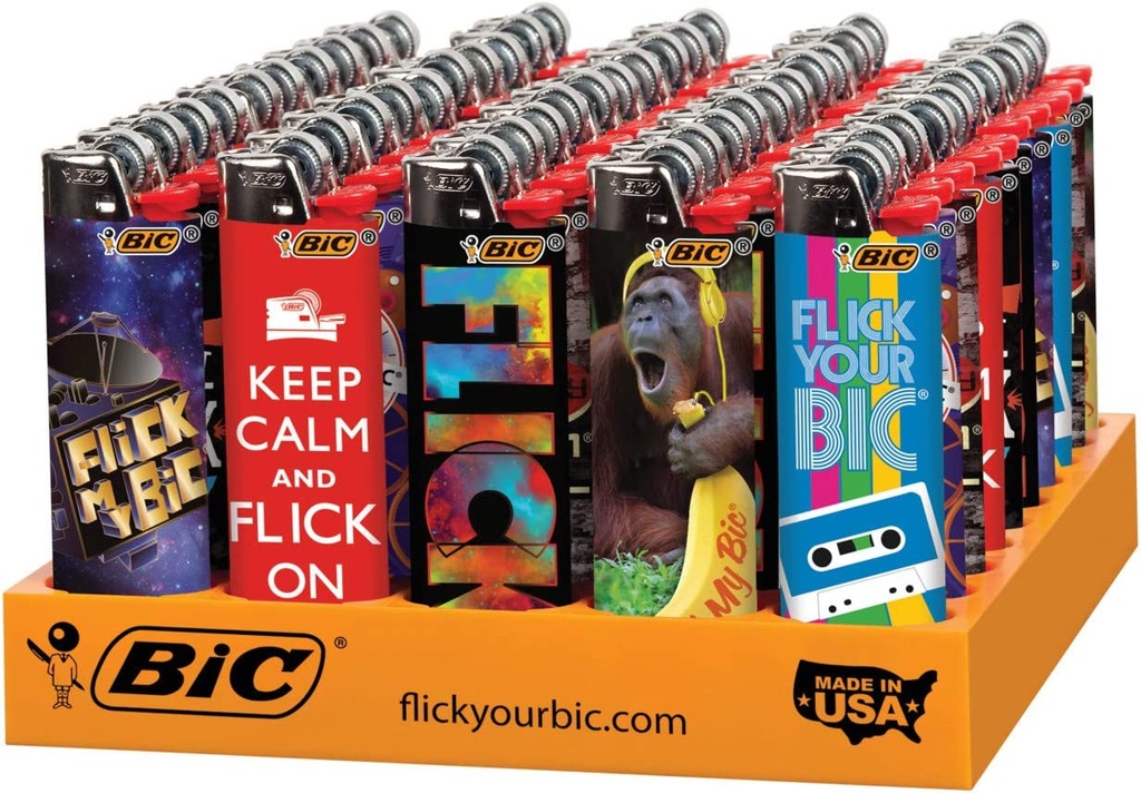 BIC LIGHTERS- FLICK MY BIC (50pcs)