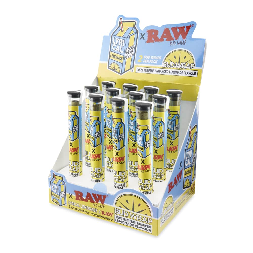 RAW X LYRICAL LEMONADE BUD WRAP 2pk (12pcs)