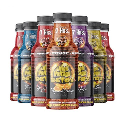 High Voltage Detox 16oz (1pc) (MSRP: $15.99) (Acai Grape)