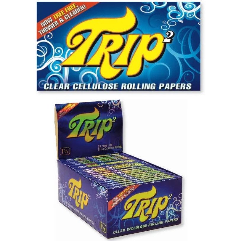 TRIP CLEAR ROLLING PAPERS 1 1/4 (24pcs)