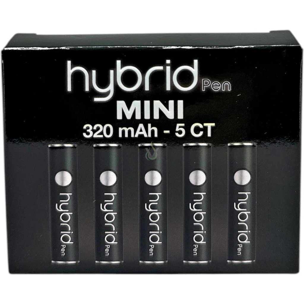 HYBRID PEN MINI 320mAh 510 THREAD CART BATTERY (5pcs) (Black)