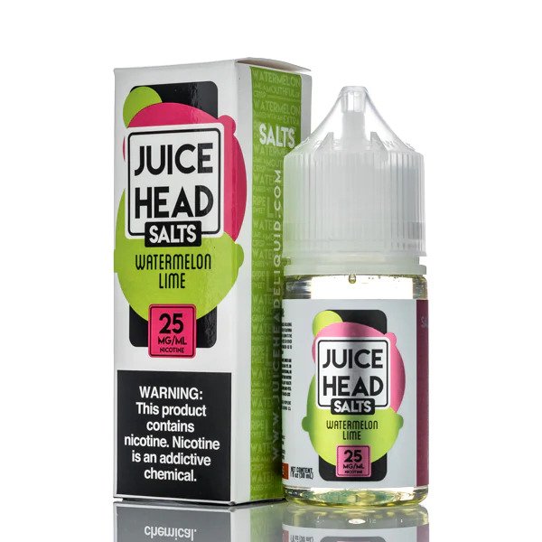 JUICE HEAD SALTS E-LIQUID 30mL (1pc) (WATERMELON LIME, 50MG)