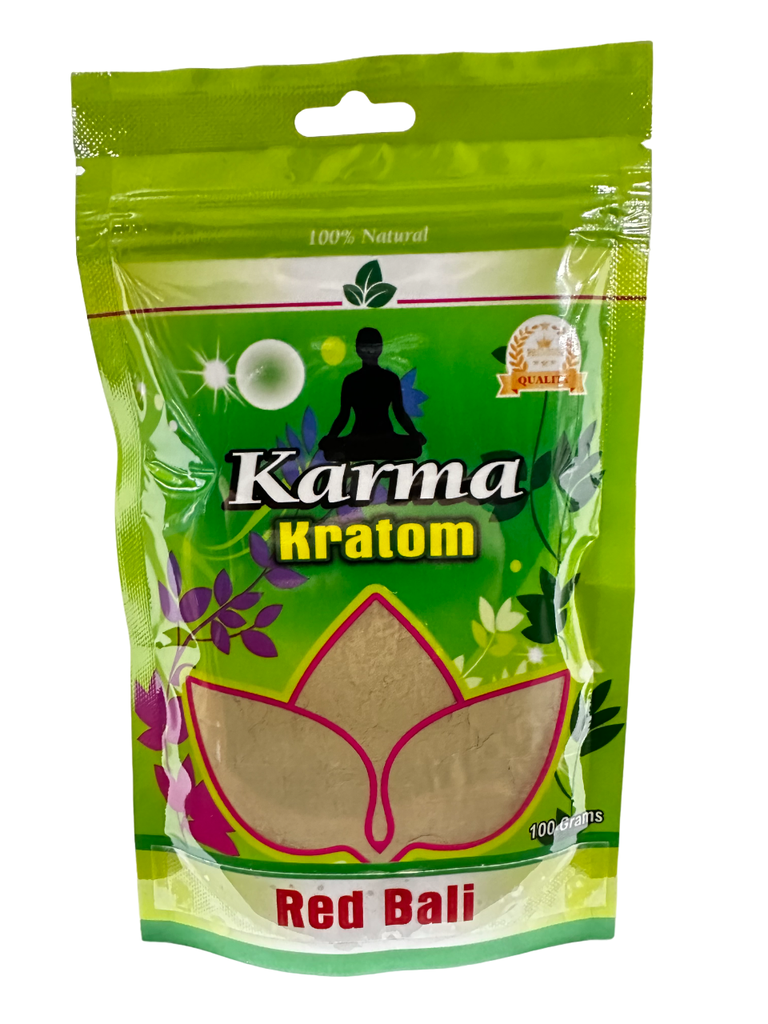 KARMA KRATOM 100G BAGS (Red Bali)