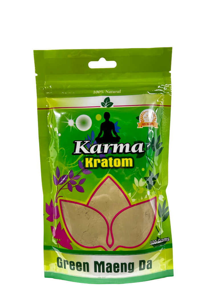 KARMA KRATOM 100G BAGS (Green Maeng Da)