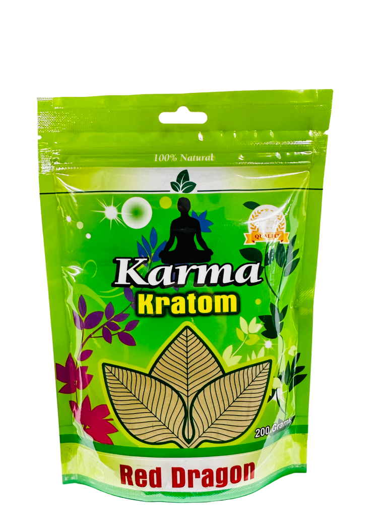 KARMA KRATOM 200G BAGS (Red Dragon)