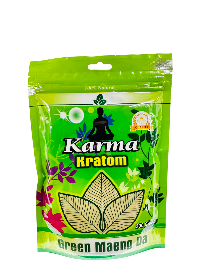 KARMA KRATOM 200G BAGS (Green Maeng Da)
