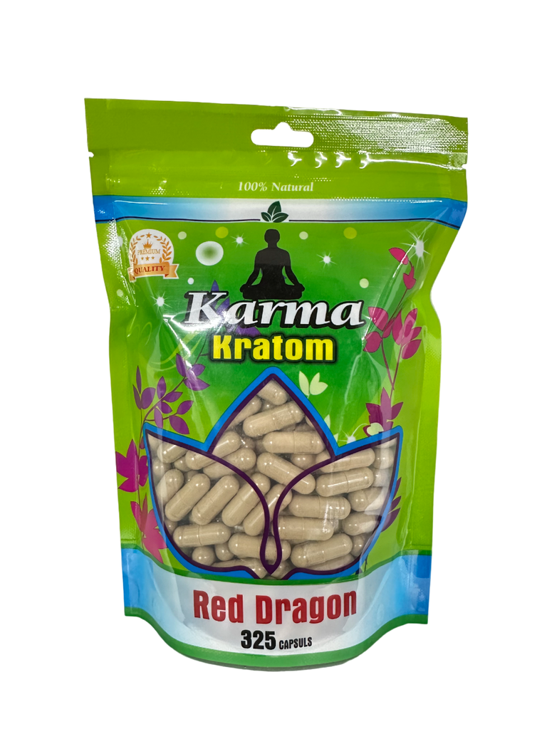 KARMA KRATOM 325 CAPS BAG (Red Dragon)