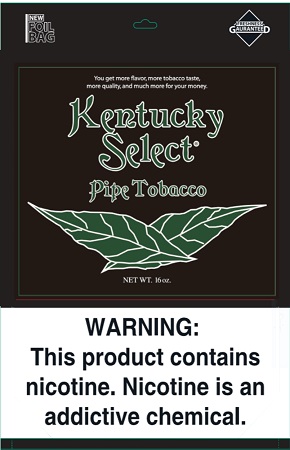KENTUCKY SELECT PIPE TOBACCO 16oz BAG (1pc) (MENTHOL (GREEN))
