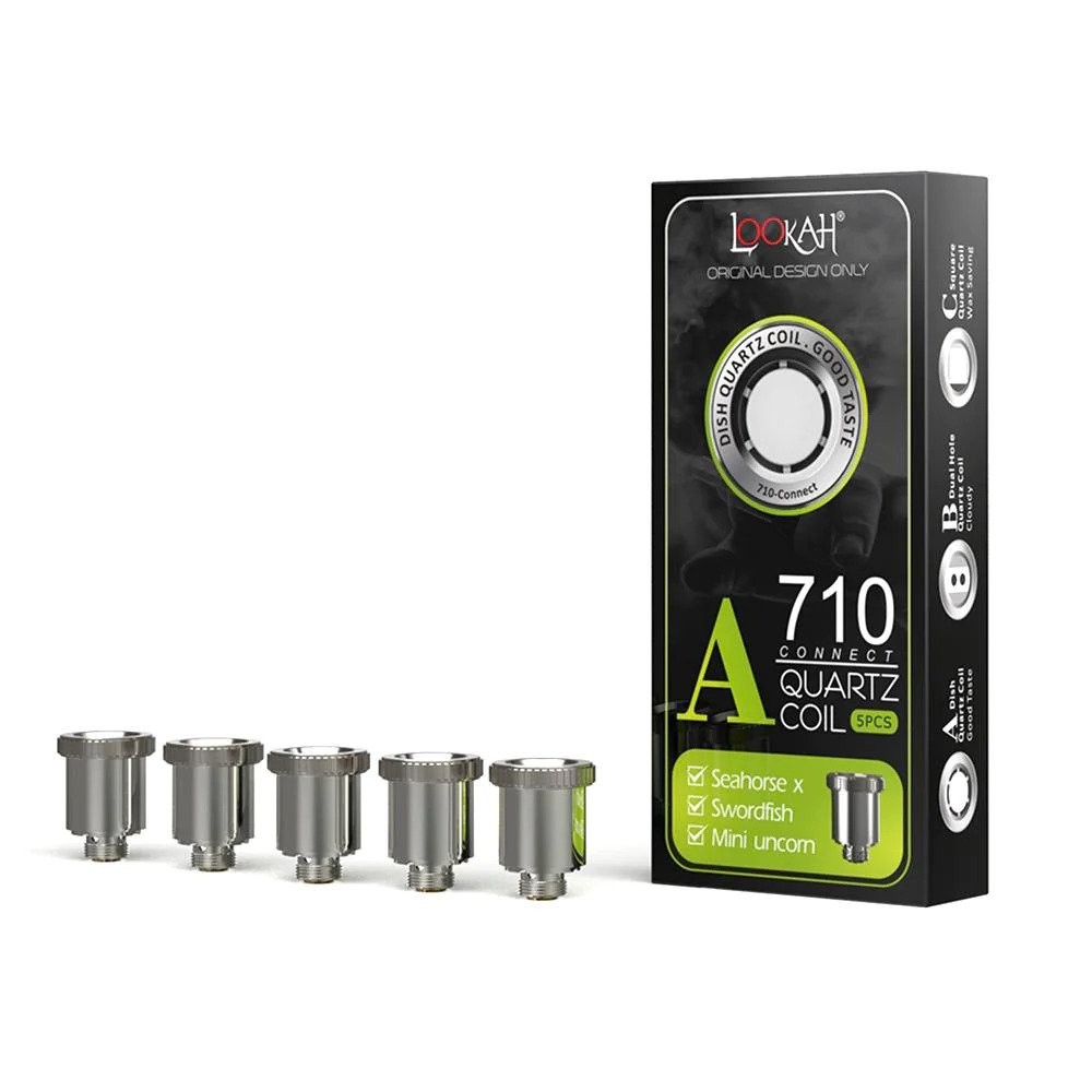 LOOKAH 710 CONNECT QUARTZ COIL (5pcs) (DISH QUARTZ COIL (A))