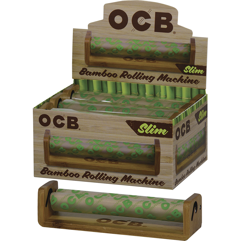 OCB BAMBOO PAPER ROLLER 110mm SLIM (6pcs)