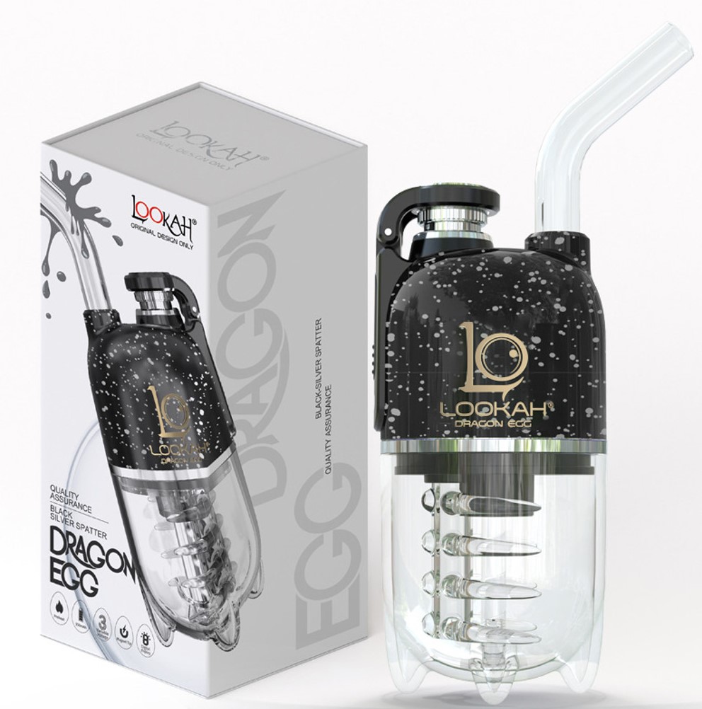 LOOKAH DRAGON EGG Spatter Edition E-RIG (1pc) (black -silver spatter)