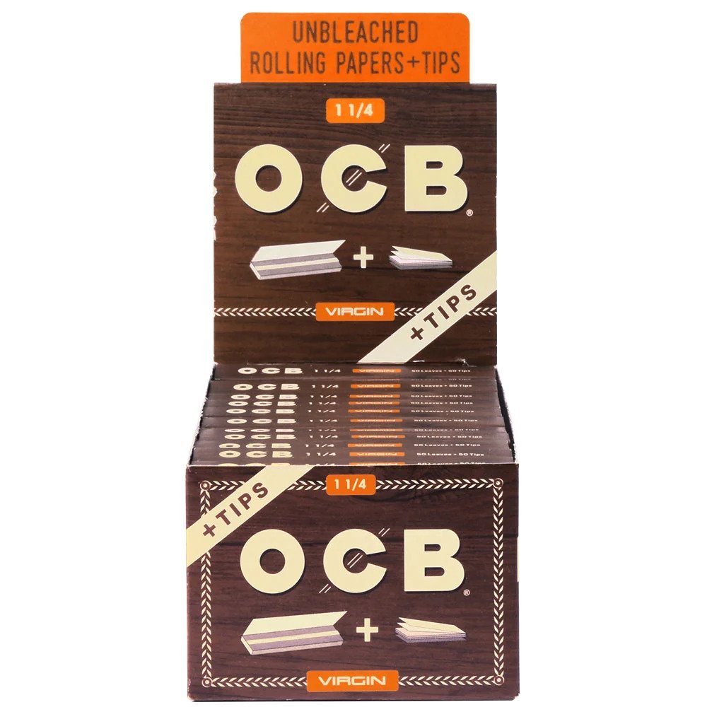 OCB VIRGIN 1 1/4 PAPERS 50pk (24pcs)