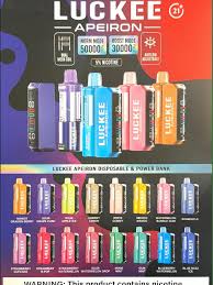 Luckee Apeiron 50k puffs Disposable PODs (5pcs) (SOUR STRAWS)