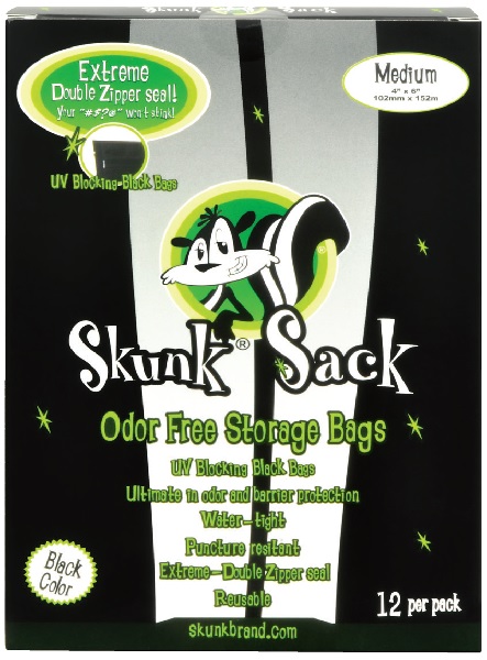 SKUNK SACK ODOR FREE STORAGE BAGS MEDIUM (12pcs)