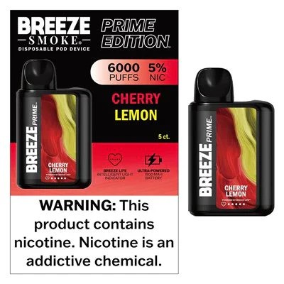 BREEZE PRIME 6000 PUFF DISPOSABLE (5pcs)