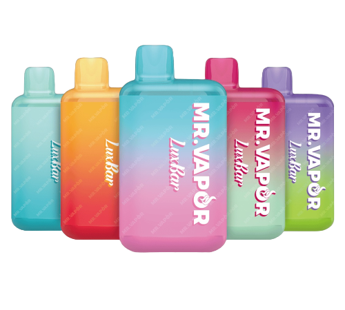 MR VAPOR LUX BAR 5000 PUFF RECHARGEABLE DISPOSABLE (6pcs) (COOL MINT)