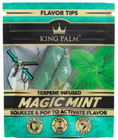 KING PALM FLAVOR TIPS MAGIC MINT 2pk (50pcs)