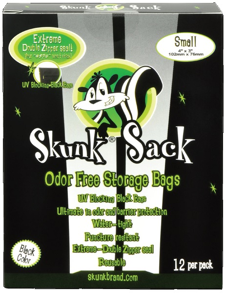 SKUNK SACK ODOR FREE STORAGE BAGS SMALL 4&quot;X3&quot;(12pcs)