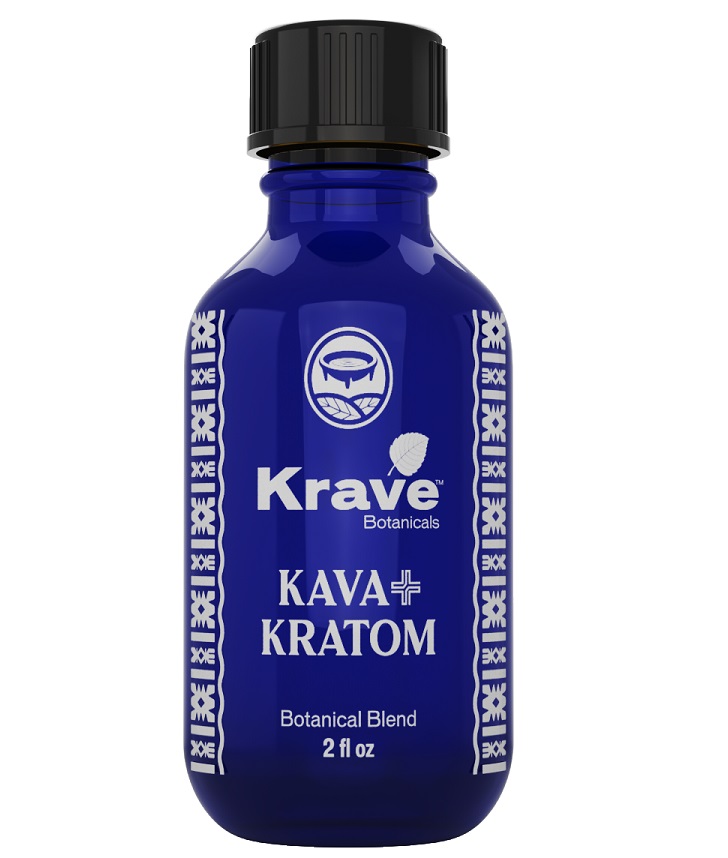 KRAVE KAVA 2OZ SHOT BOTANICAL BLEND- KRATOM &amp; KAVA SHOT (12pcs)