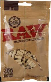 RAW UNREFINED CELLULOSE FILTERS (200pcs)